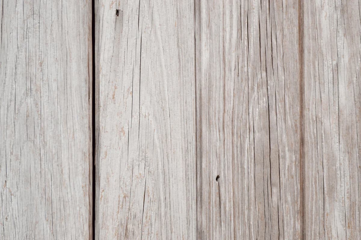 Composite and PVC decking boards side by side