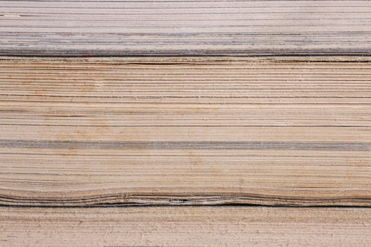 Close-up of composite decking boards showing grain and cap